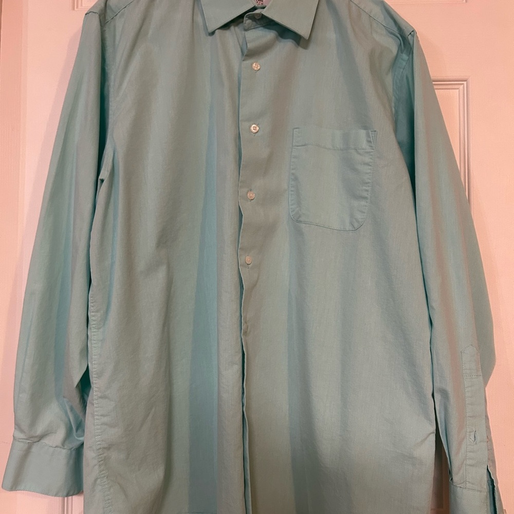 Saddlebred Men's Aqua Dress Shirt
